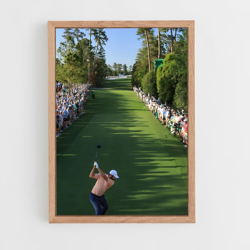 Poster La Victoire au 18ème – affiche Golf (vue 4)
